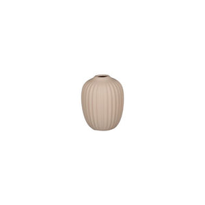 Grooved vase 10 cm