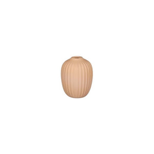 Grooved vase 10 cm
