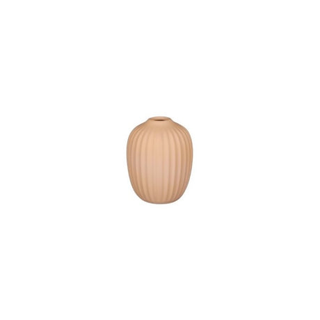 Grooved vase 10 cm