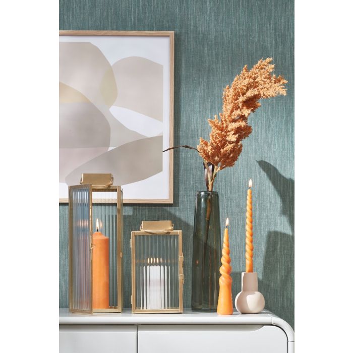 Kegleformet lys med snoet top orange