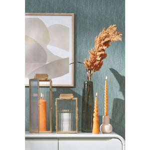 Kegleformet lys med snoet top orange