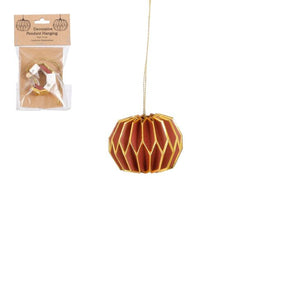 Håndlavet Bikube rød 6,5 cm høj