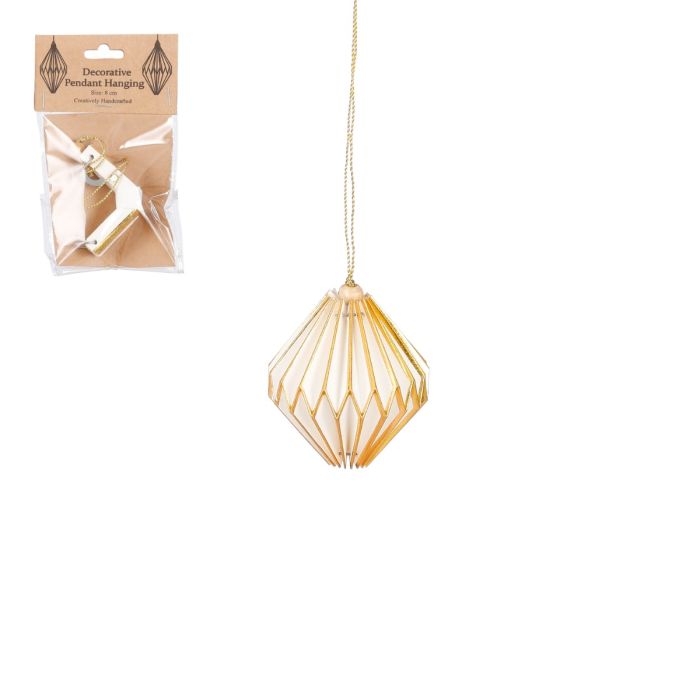 Håndlavet Løg hvid 7,5 cm høj