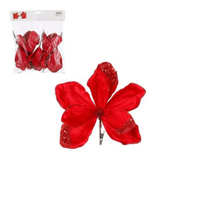 Magnolia med klips rød 23 cm i dia 5-pak