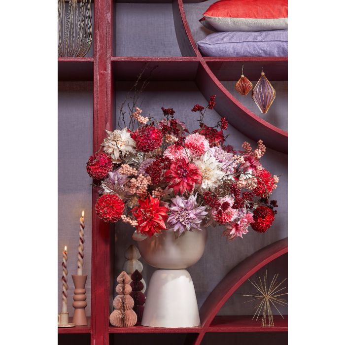 Krysantemum bordeaux med glimmer