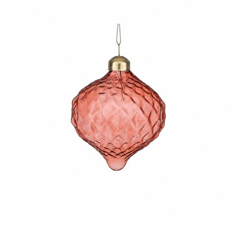 Bulb-shaped Christmas ball