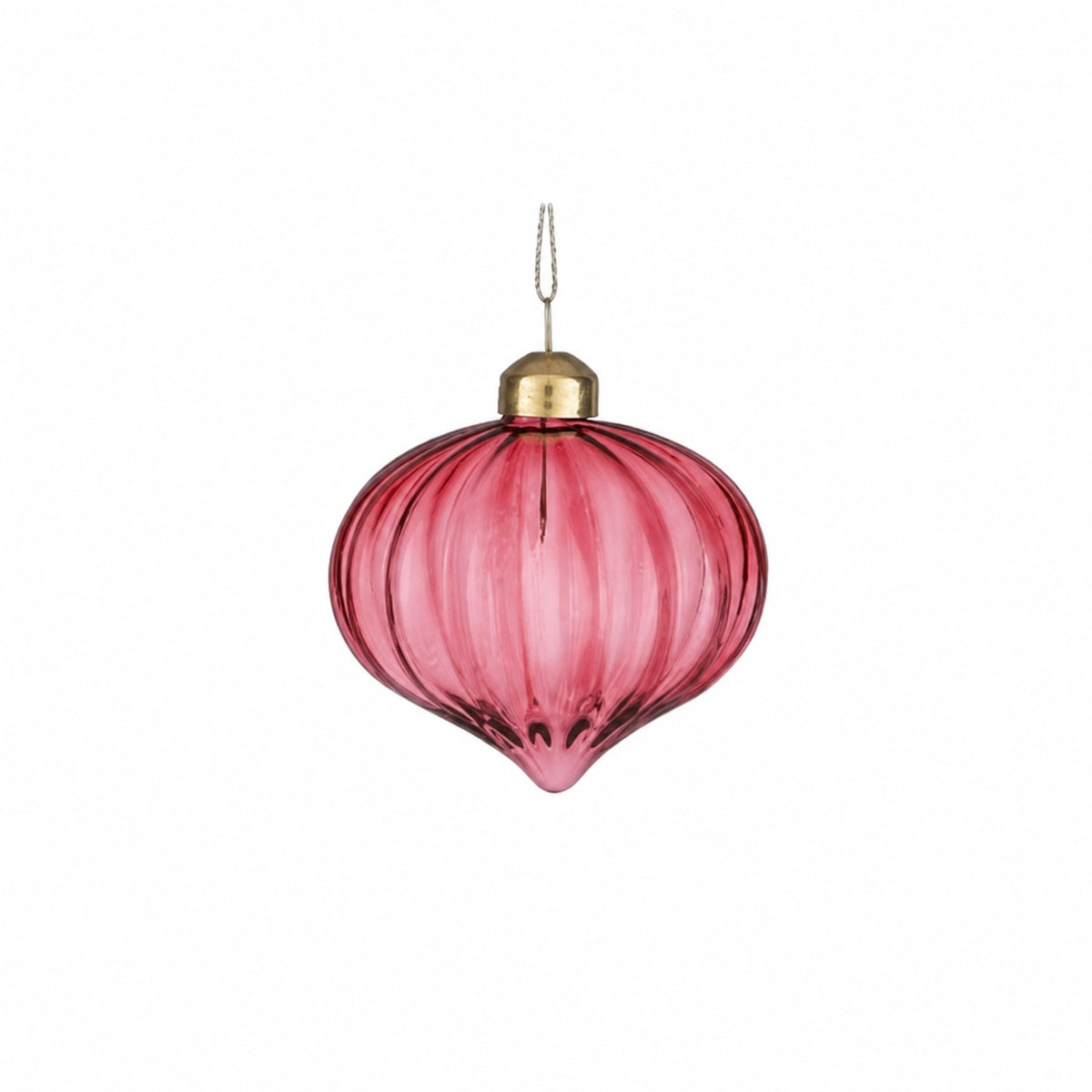 Bulb-shaped Christmas ball