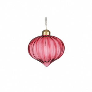 Bulb-shaped Christmas ball
