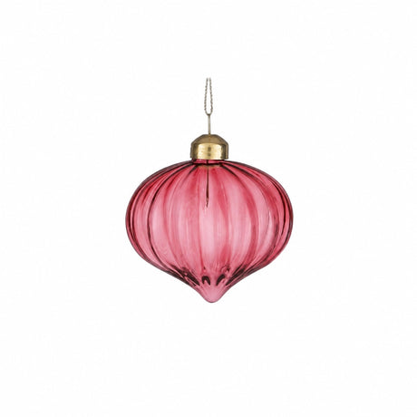 Bulb-shaped Christmas ball