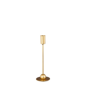 Gusto lysestage 22 cm høj sort