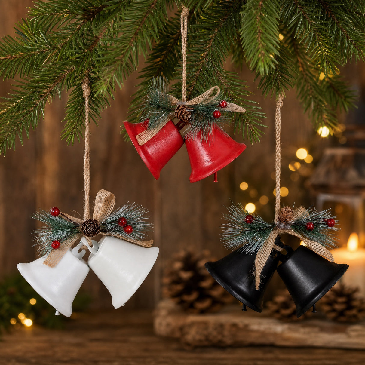 Bells with decorations