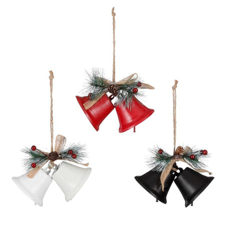 Juleklokker med pynt