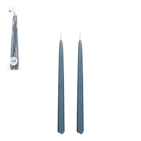 Lys 2-pak 29 cm blå