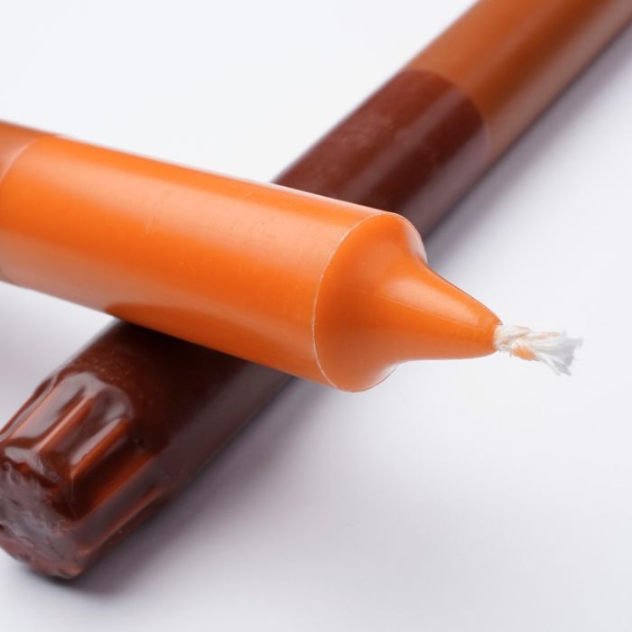 Trefarvede lys 2-pak orange