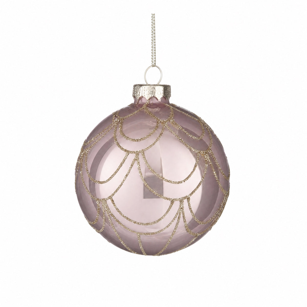 Christmas ball with bows