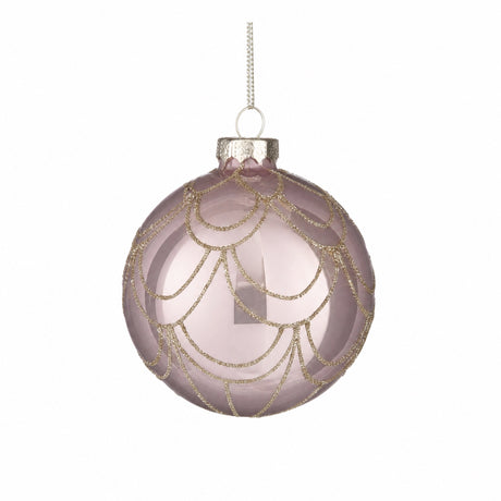 Christmas ball with bows
