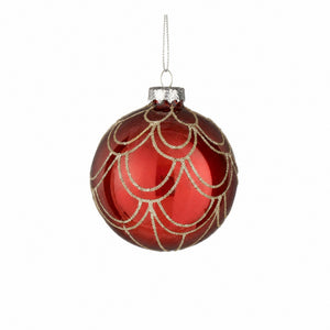 Christmas ball with bows