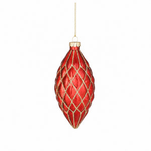 Christmas cone with checkered pattern