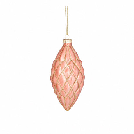 Christmas cone with checkered pattern