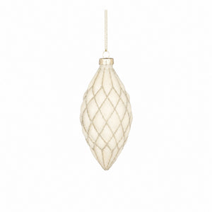Christmas cone with checkered pattern