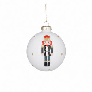 Christmas bauble with the Nutcracker