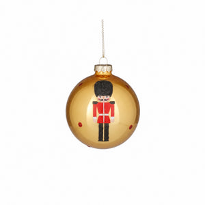 Christmas bauble with the Nutcracker