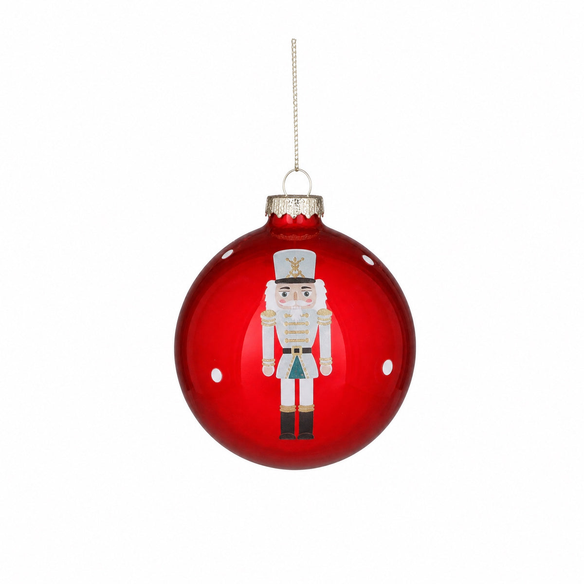 Christmas bauble with the Nutcracker