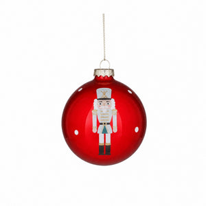 Christmas bauble with the Nutcracker