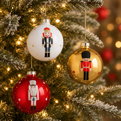 Christmas bauble with the Nutcracker