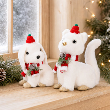 Dog or cat with winter clothes