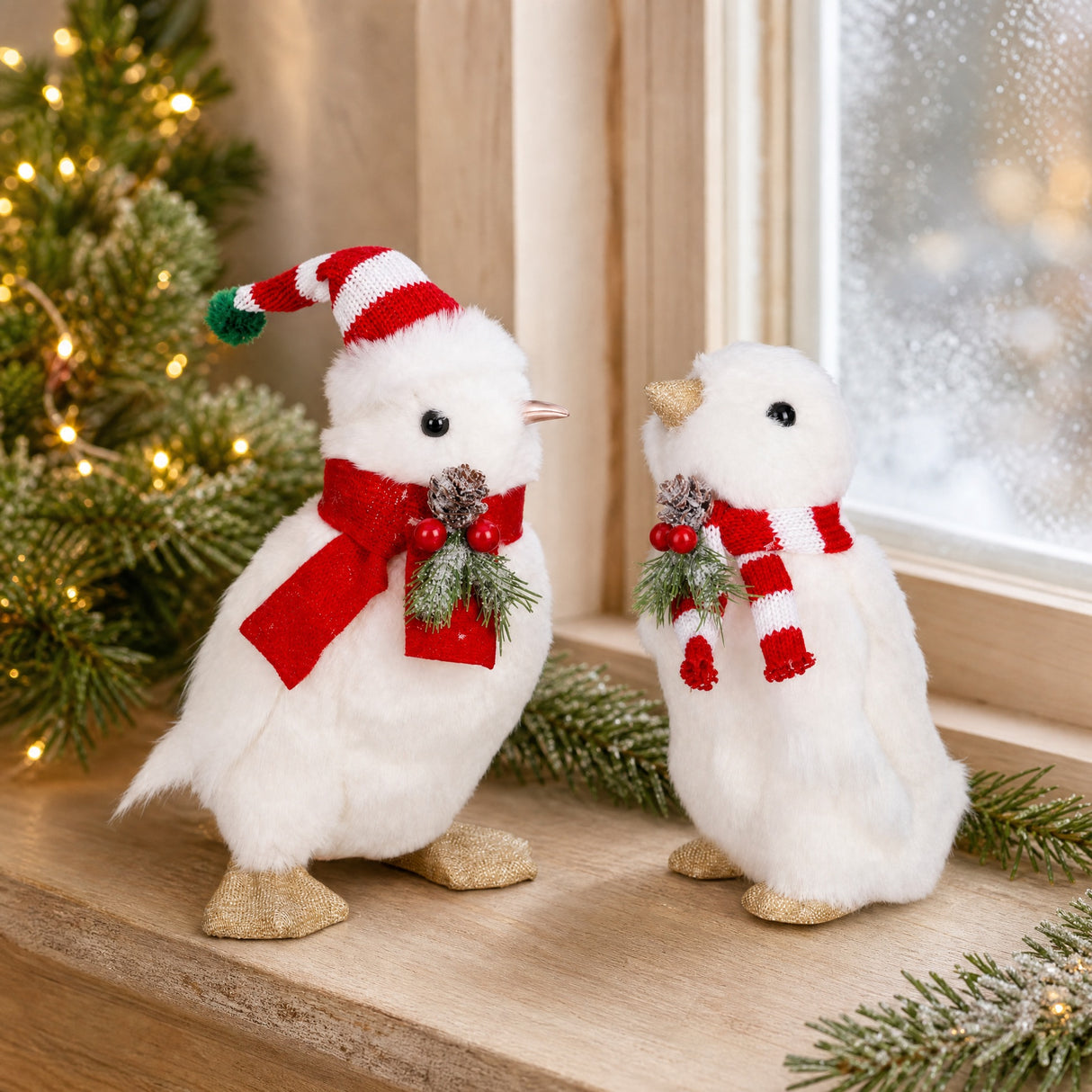 Christmas penguins