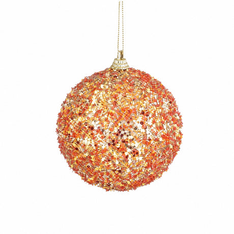 Polystyrene Christmas ball with glitter