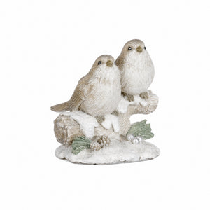 Pair of winter birds