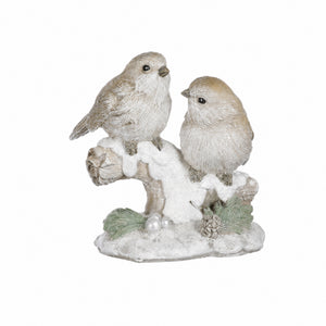 Pair of winter birds