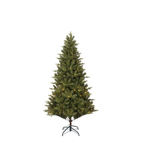 Elkins kunstigt juletræ med lys 185 cm højt