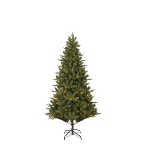 Elkins kunstigt juletræ med lys 185 cm højt