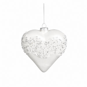 Christmas heart ornament