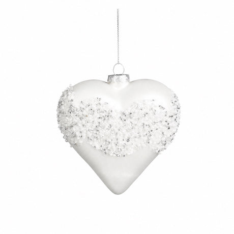 Christmas heart ornament