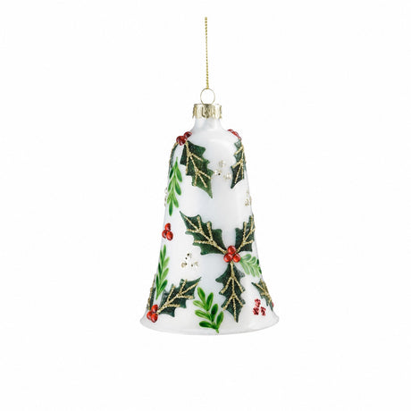 Christmas bell with holly