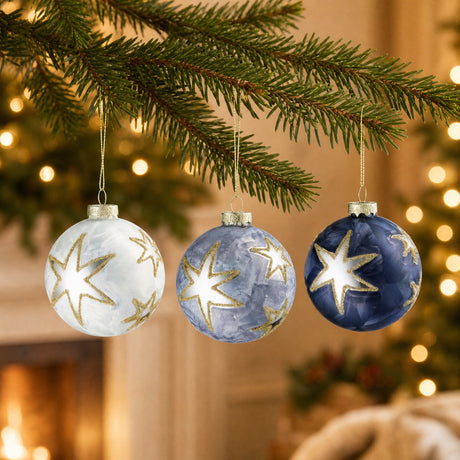 Christmas ornaments with stars