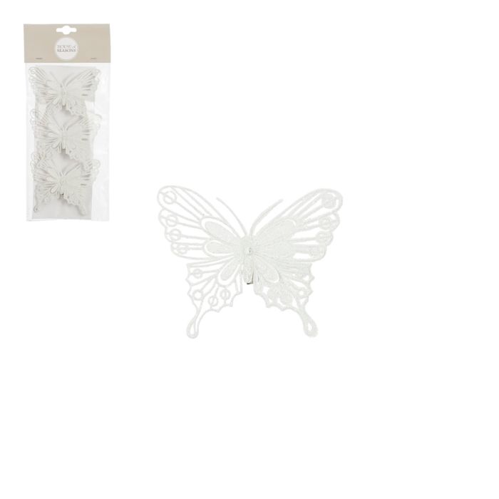 Hvide sommerfugle 3-pak
