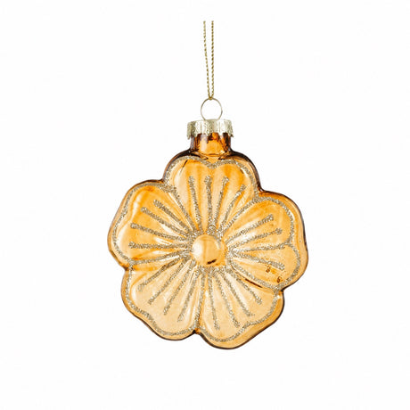 Flower Christmas ornament