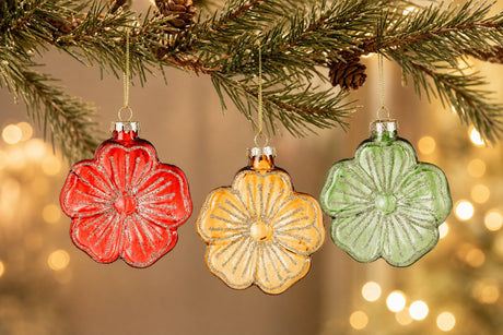 Flower Christmas ornament