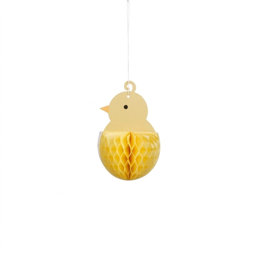 Easter chick with colored paper