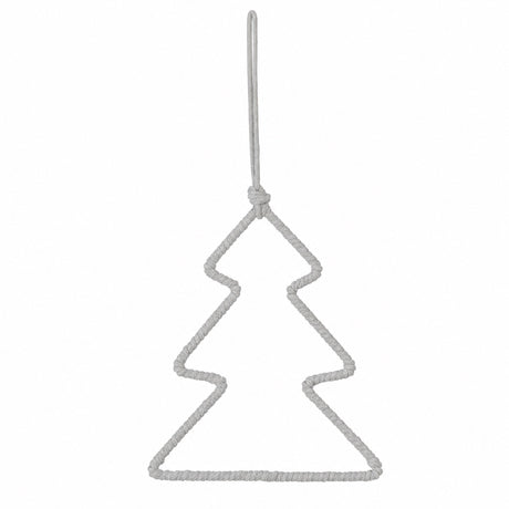 Christmas tree with colored twisted string