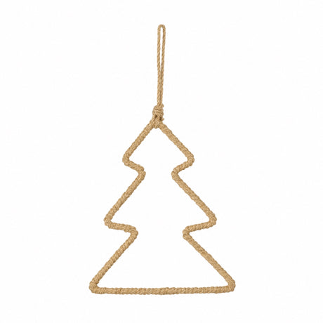 Christmas tree with colored twisted string