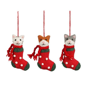 Julesok med kat i filt