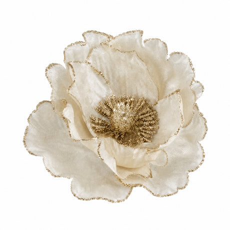 Flower head on clip 14 cm in diameter