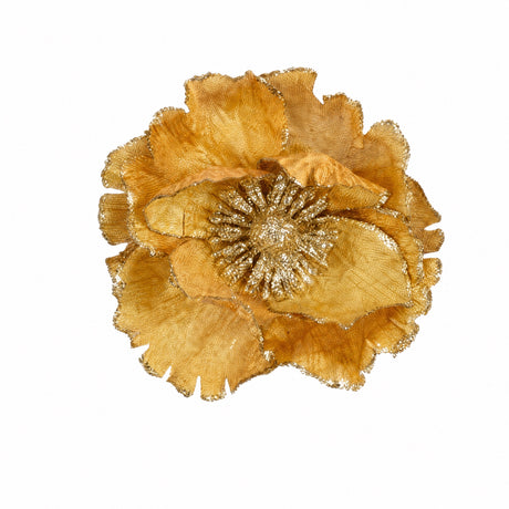 Flower head on clip 14 cm in diameter
