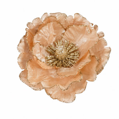 Flower head on clip 14 cm in diameter